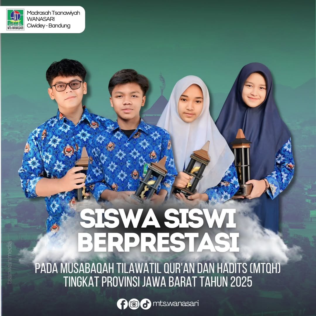Siswa Siswi Berprestasi MTs Wanasari