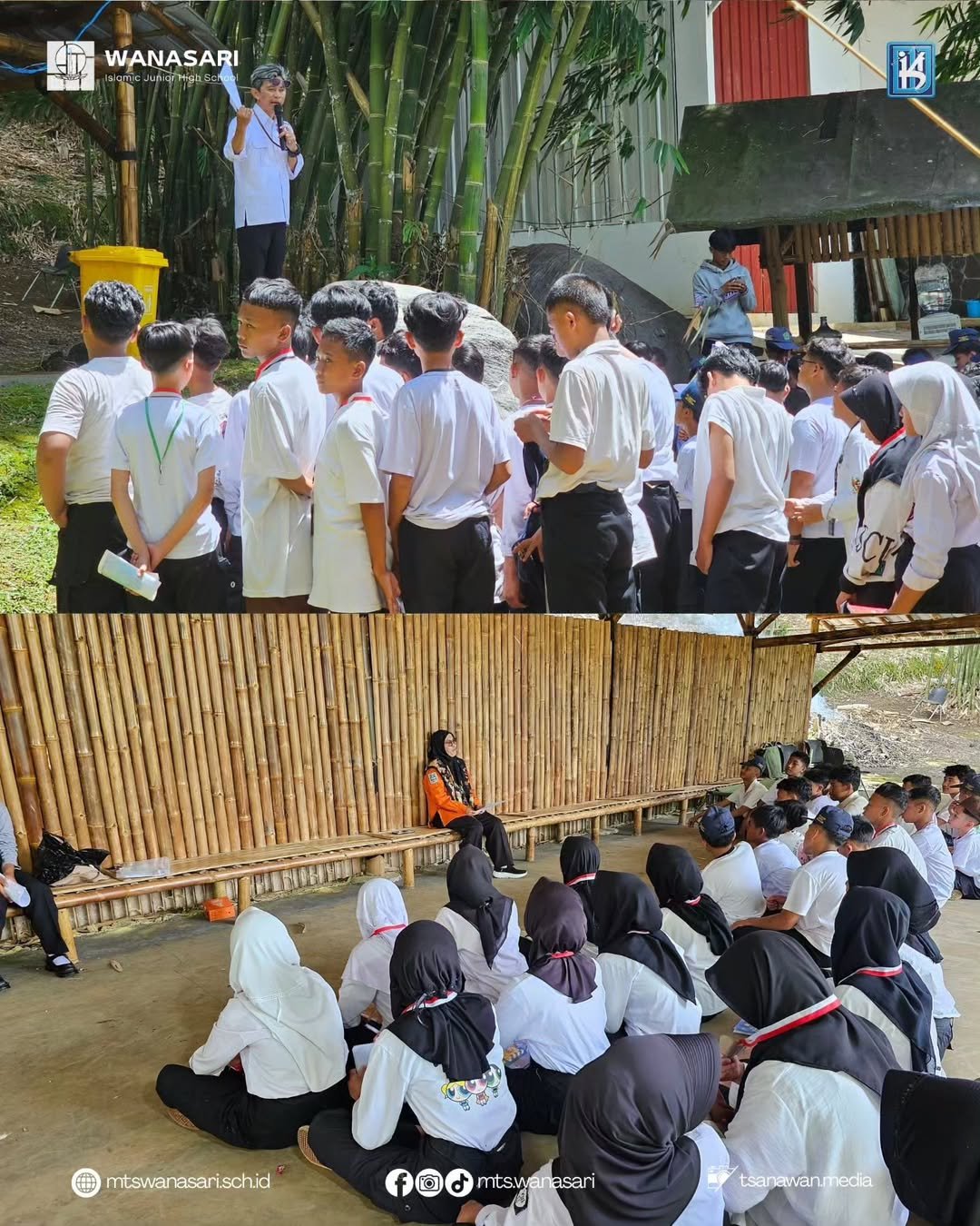 Kegiatan Outbond LDKS, P5 dan Persami Mts Wanasari