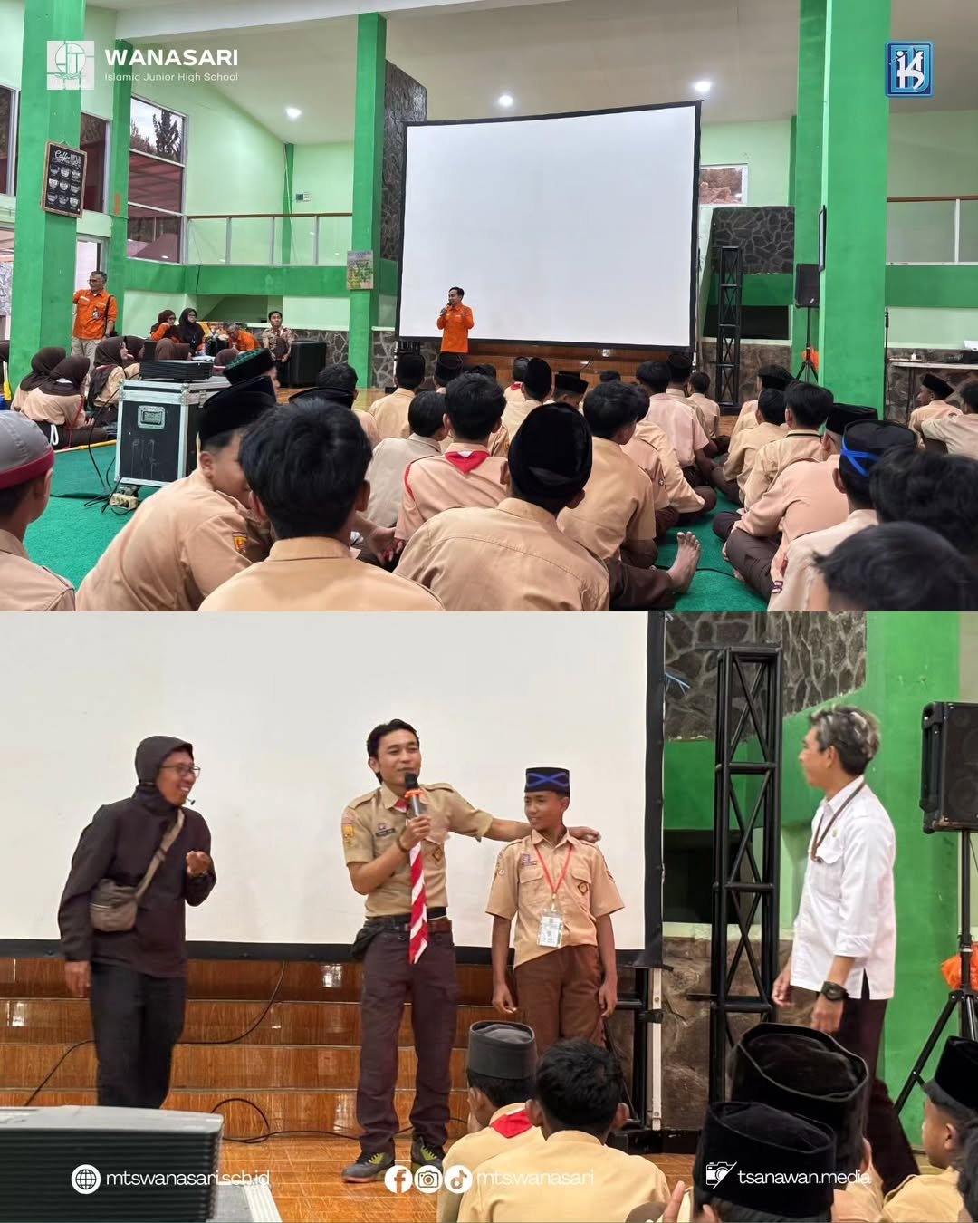 Materi kePramukaan LDKS, P5 dan Persami MTs Wanasari